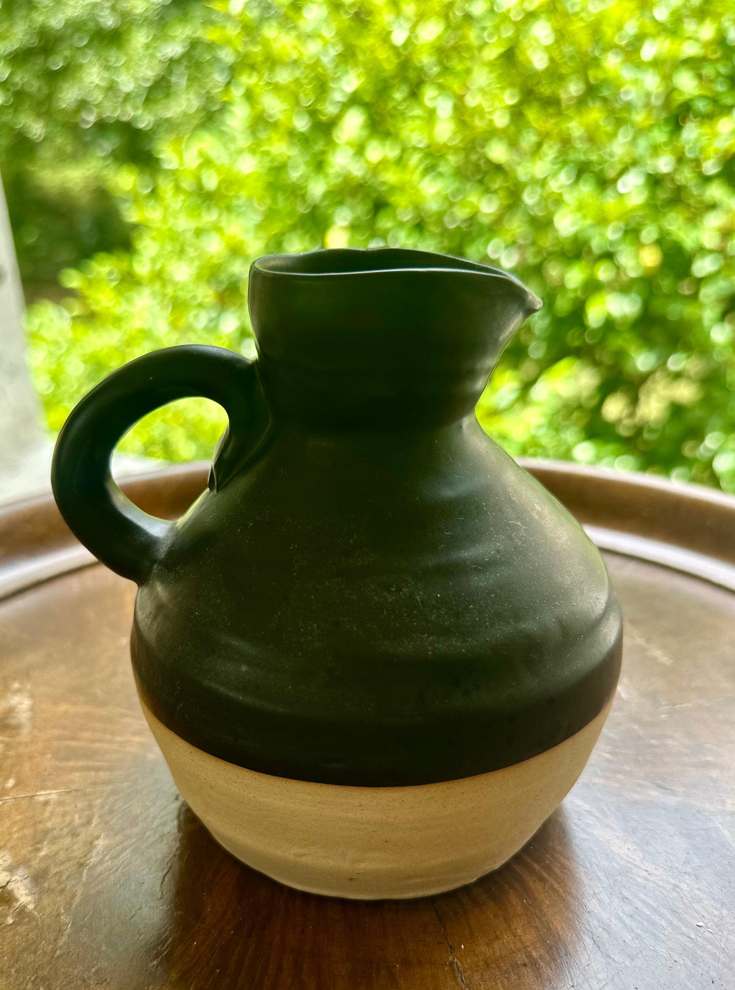 Two tone decorative jug