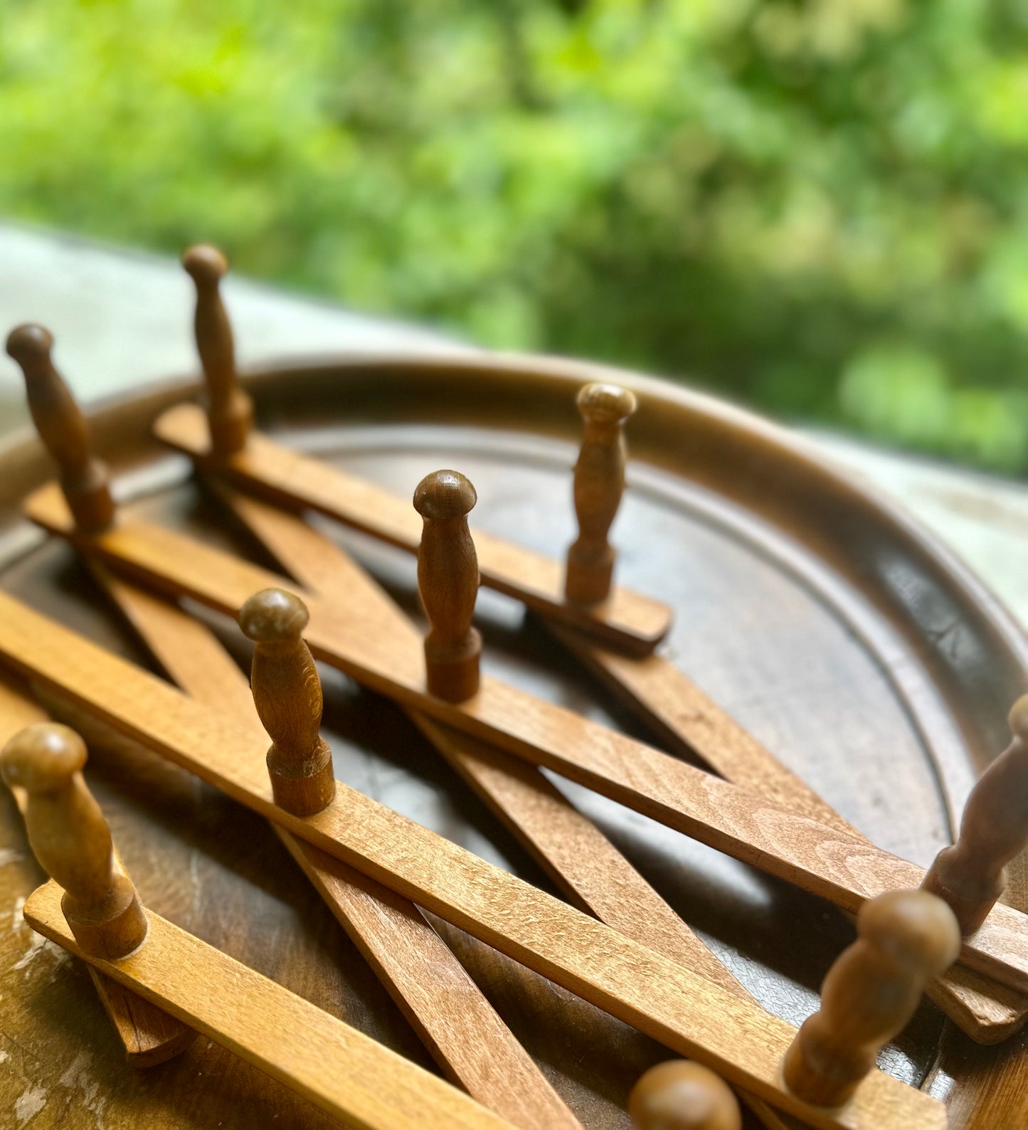 Vintage wooden wall hanger