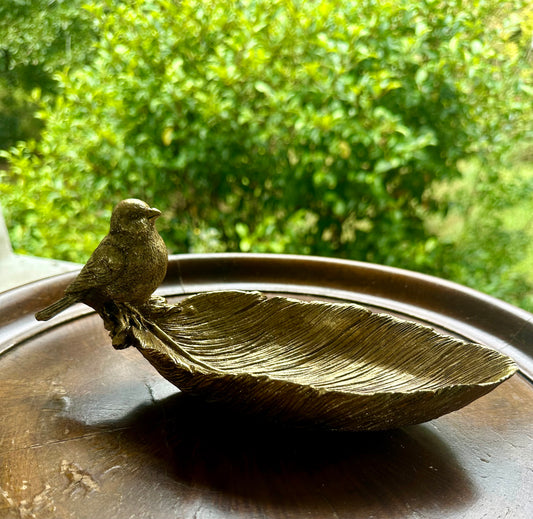 Gold trinket dish